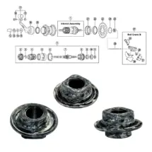 Kuulakartio Oikea Pölysuojalla Shimano SG-3C41