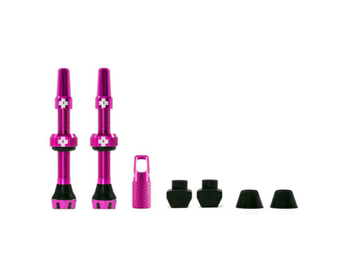 MUC-OFF PINK TUBELESS VALVE KIT V. 2.0 44 MM