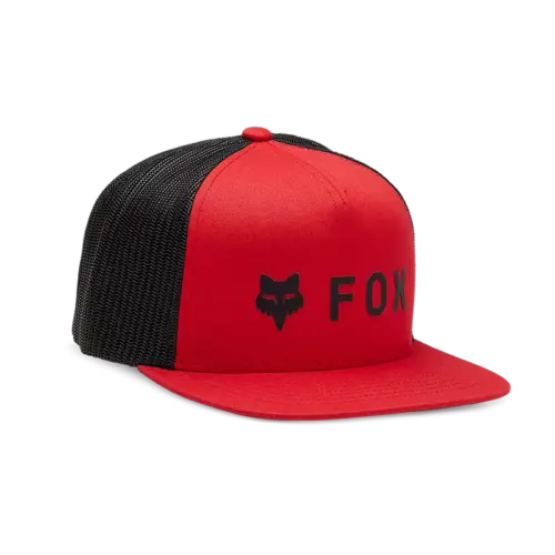 FOX ABSOLUTE MESH FLAME RED SNAPBACK