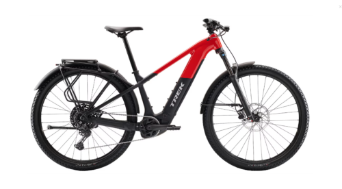TREK POWERFLY+ 4 EQ GLOSS RADIOACTIVE RED/MATTE DARK STAR