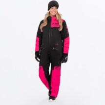 FXR Revo F.A.S.T. Naisten Vuorellinen Haalari, Black/Razz