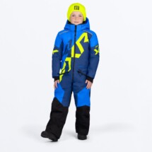 FXR Cold Cross CX Lasten Kelkkahaalari, Blue/Dark Blue/HiVis