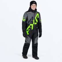 FXR Youth Cold Cross CX -Nuorten Ajohaalari, Black/Charcoal/Lime