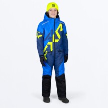 FXR Youth Cold Cross CX -Nuorten Ajohaalari, Blue/Dark Blue/HiVis