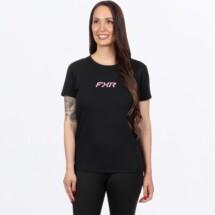 FXR Pedigree Premium Naisten T-paita, Black/Dusty Rose