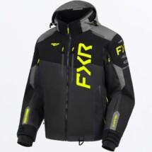 FXR Miesten Helium X 2-in-1 Ajotakki Irrotettavalla Vuorella, Asphalt/Ti/HiVis